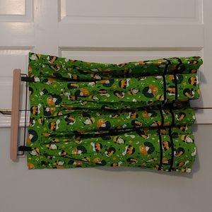 Modcloth, 2X, Green and yellow pattern